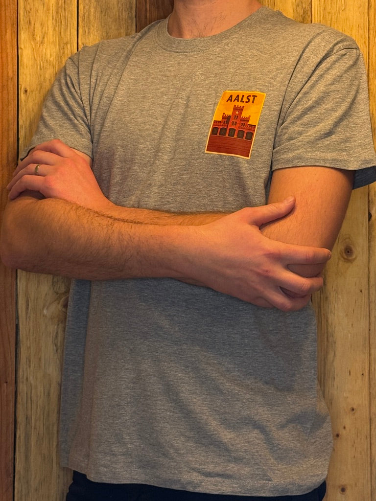 t-shirt met borstopdruk verschillende posters Aalst