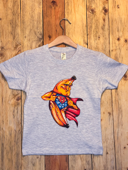 Kinder t-shirt Super Banaan