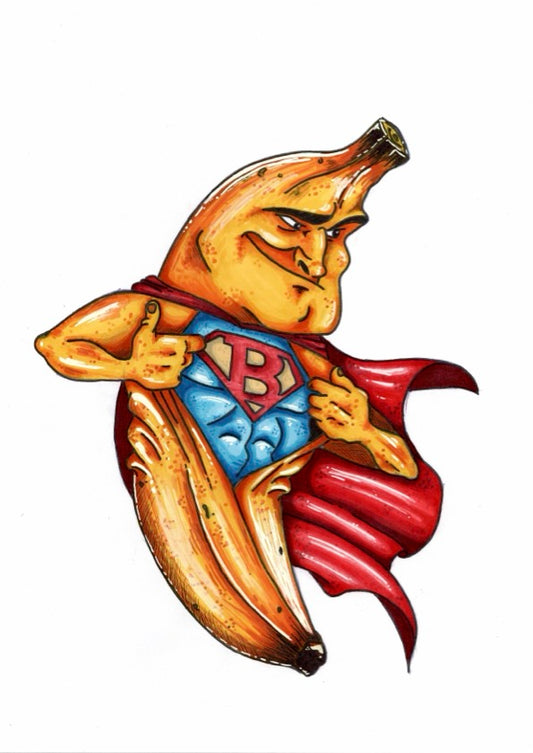 Kinder t-shirt Super Banaan